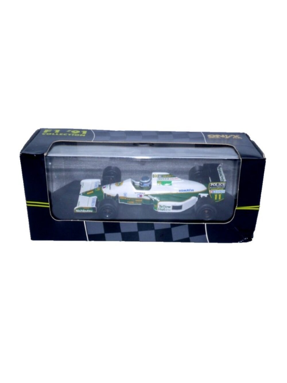 ONYX diecast 4" race car #129 Lotus Judd 102B Mika Hakkinen New 1991 Box Dmg